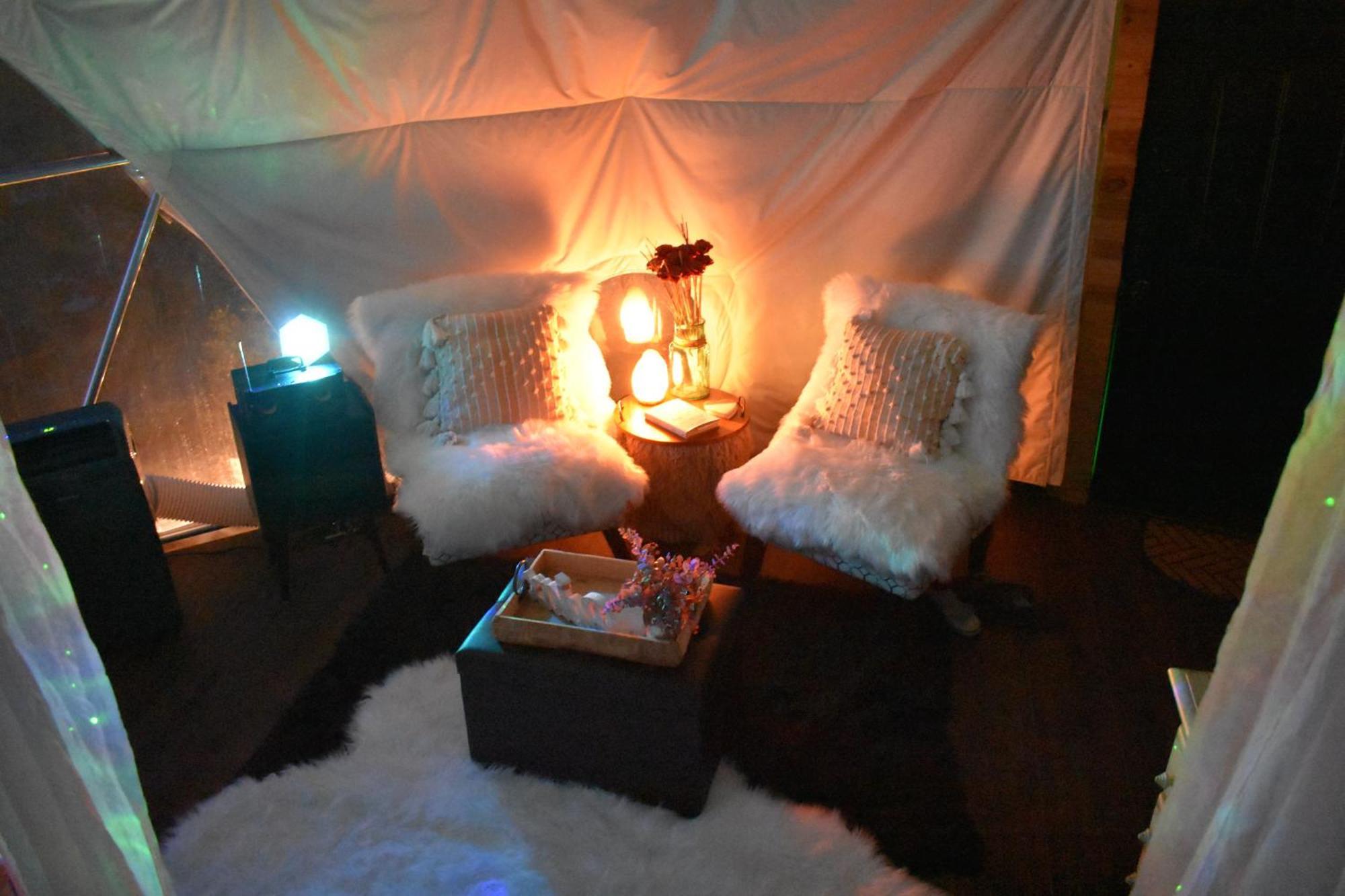 Waterfront Luxury Glamping Dome Hotell Rogersville Eksteriør bilde