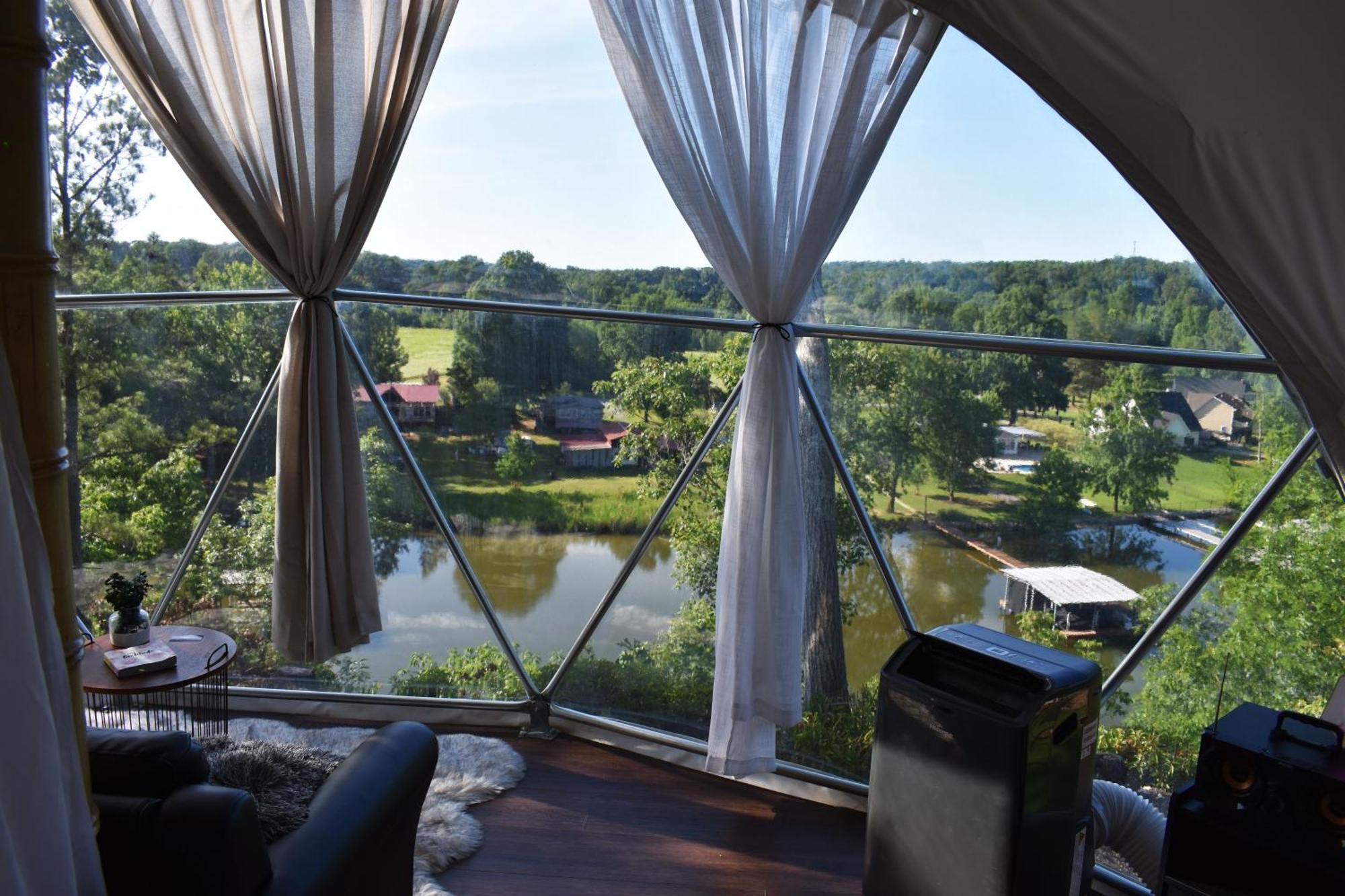 Waterfront Luxury Glamping Dome Hotell Rogersville Eksteriør bilde